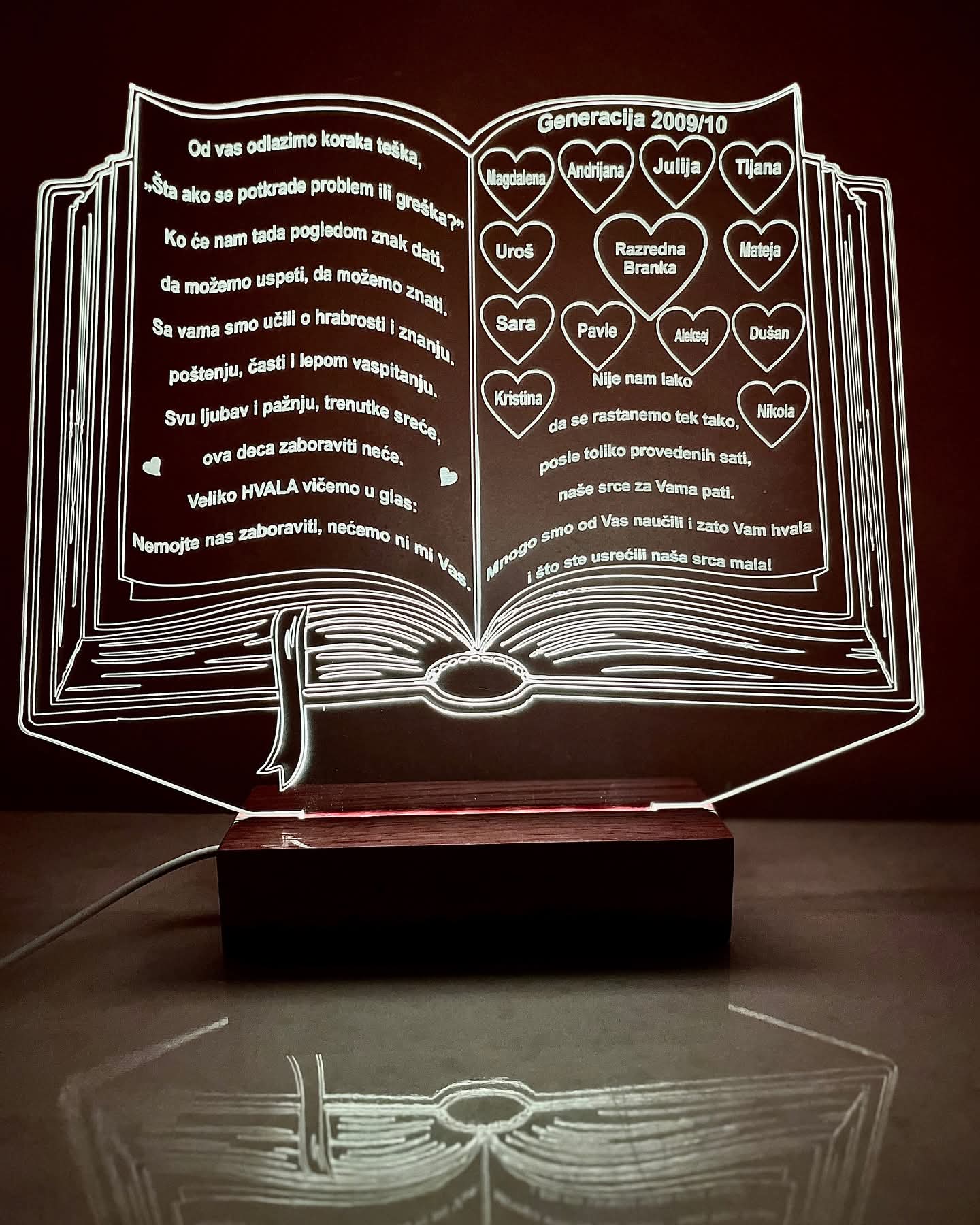 Led lampa poklon za kraj školske godine