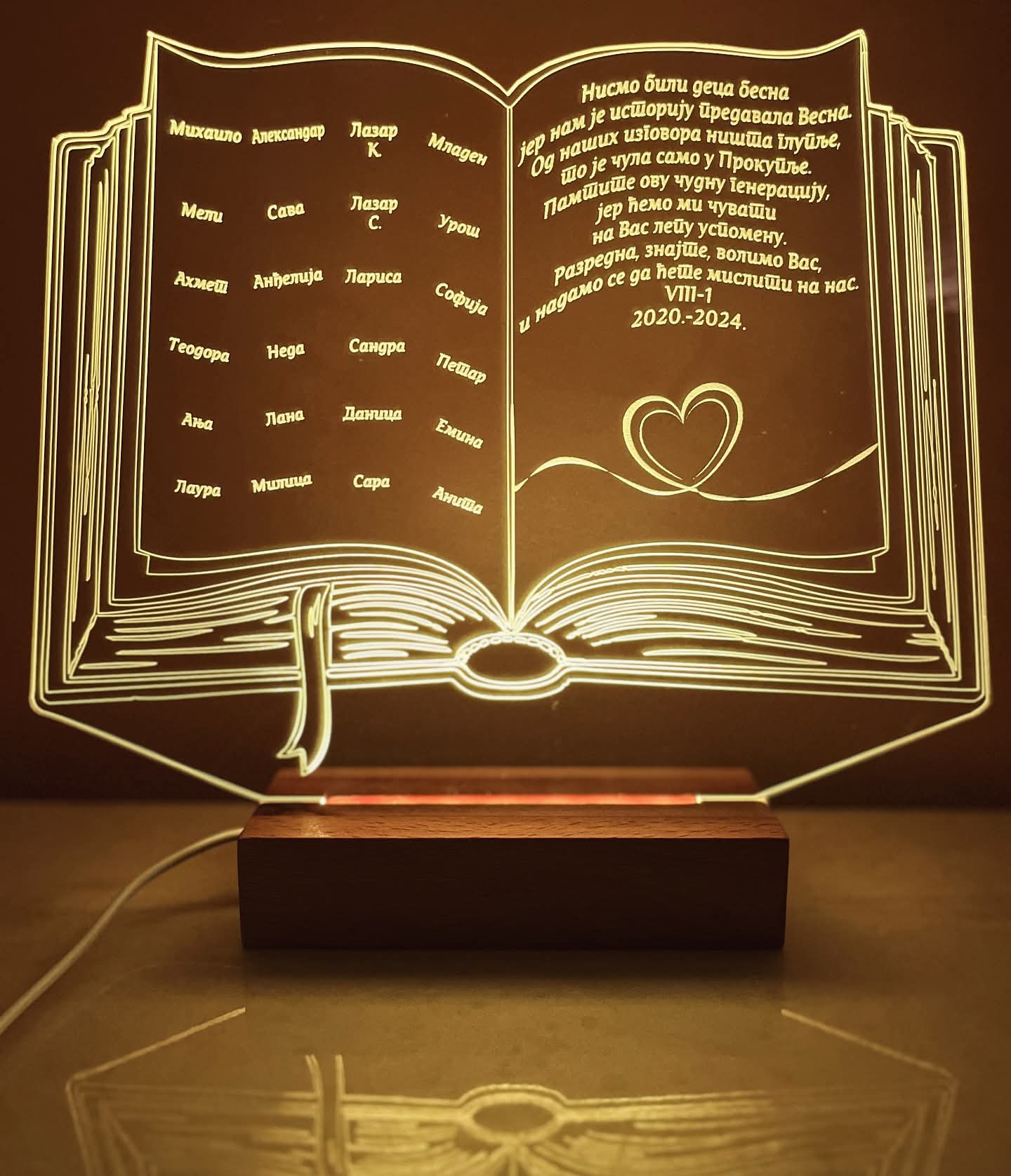 Led lampa poklon za kraj školske godine